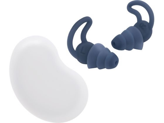 ソニック 集中耳栓 シリコンタイプケース付 EX ネイビー SP-2037-K 1組（ご注文単位1組）【直送品】