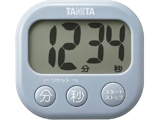 タニタ 抗菌でか見えタイマー ブルー TD429BL 1個(ご注文単位1個)【直送品】