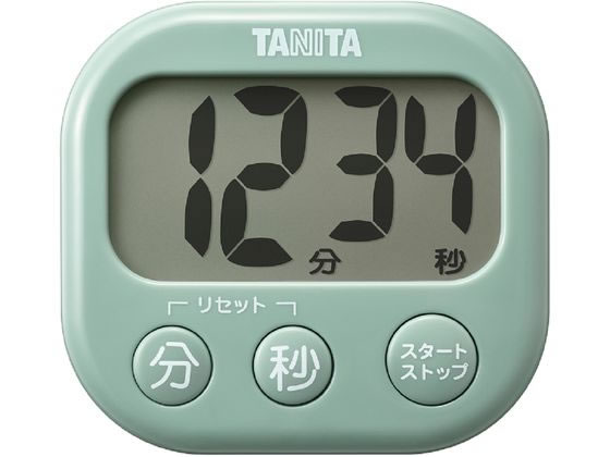タニタ 抗菌でか見えタイマー グリーン TD429GR 1個(ご注文単位1個)【直送品】