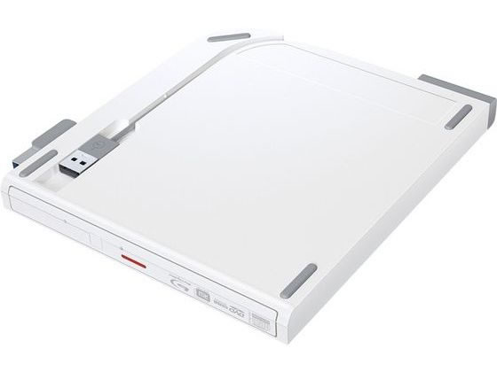 バッファロー USB3.2(Gen1)対応 ポータブルBDドライブ ホワイト 1台(ご注文単位1台)【直送品】