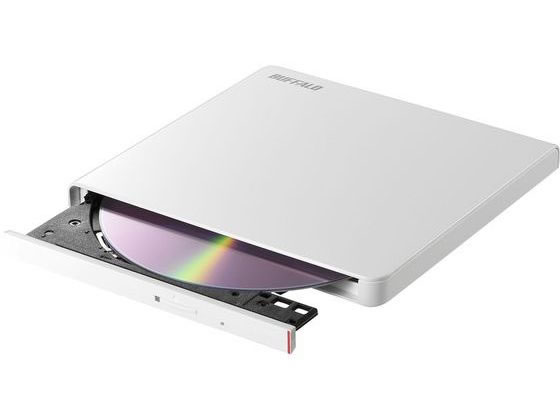 バッファロー USB2.0対応ポータブルDVDドライブ DVSM-PLV8U2-WHB 1台(ご注文単位1台)【直送品】