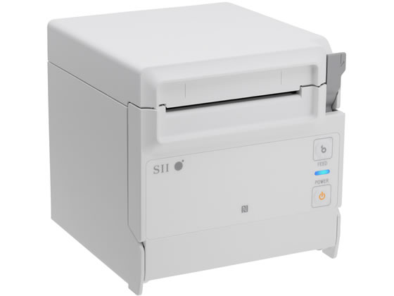 セイコーインスツル (Airレジ対応)レシートプリンター 電源セット付 白 1式(ご注文単位1式)【直送品】