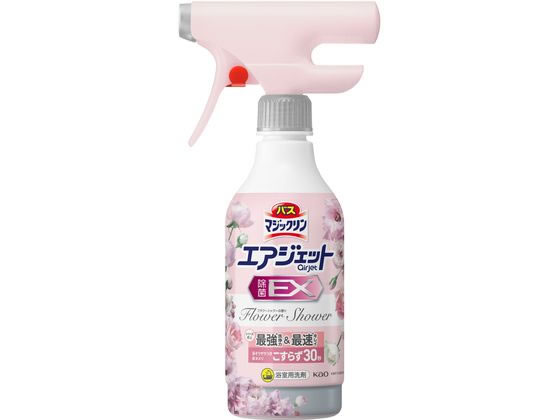 KAO バスマジックリン エアジェット 除菌EX フラワーシャワー 本体 390mL 1本(ご注文単位1本)【直送品】