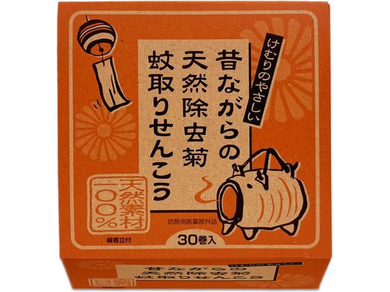 ライオンケミカル 昔ながらの除虫菊蚊取線香 30巻 1個（ご注文単位1個）【直送品】