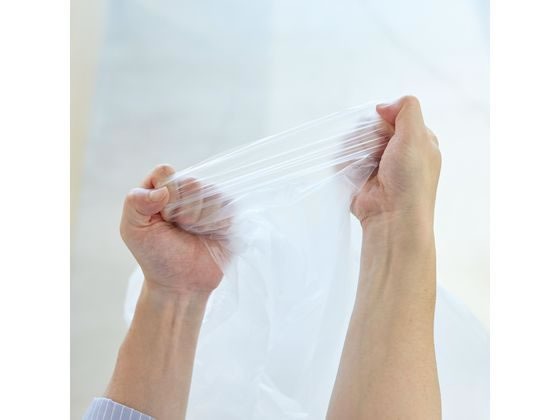 ヘイコー ハイパワー半透明ゴミ袋 45L #011 3層 50枚 006605000 1袋(ご注文単位1袋)【直送品】