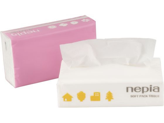 王子ネピア ネピア ソフトパックティッシュ 200組 5個×18パック 1箱（ご注文単位1箱）【直送品】