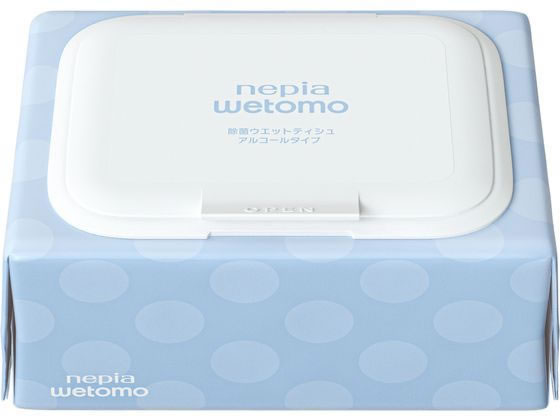 王子ネピア wetomo 除菌ウエットティシュ アルコールタイプ50枚 36パック 1箱（ご注文単位1箱）【直送品】