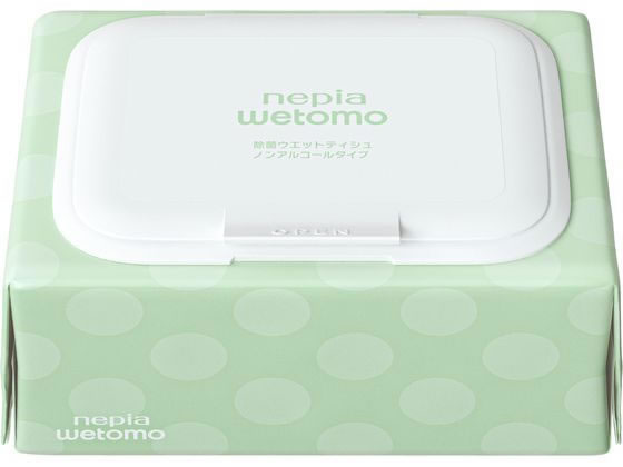 王子ネピア wetomo 除菌ウエットティシュ ノンアルコールタイプ50枚36パック 1箱（ご注文単位1箱）【直送品】