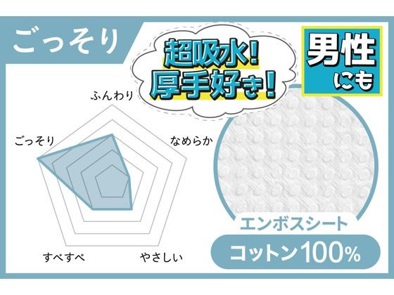 コットン・ラボ うふっと スウヨタオル ごっそり 60枚 1個(ご注文単位1個)【直送品】