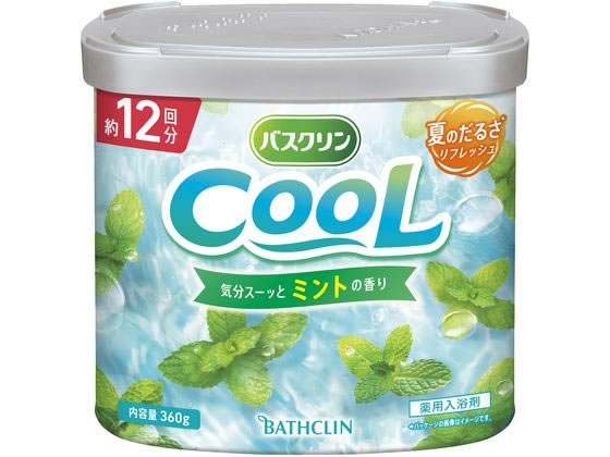 バスクリン バスクリン クール ミントの香り 360g 1個（ご注文単位1個）【直送品】