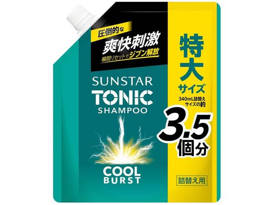 サンスター トニックシャンプー 詰替 大容量 1200mL 1個（ご注文単位1個）【直送品】