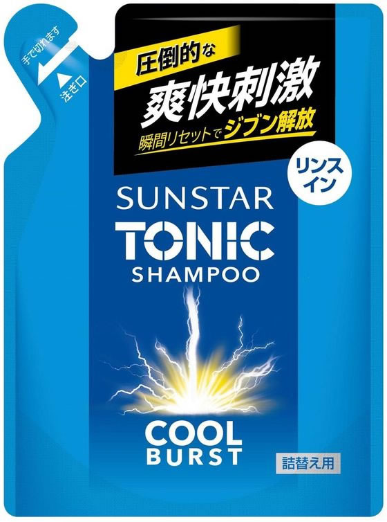 サンスター トニックシャンプー リンスイン 詰替 340mL 1個（ご注文単位1個）【直送品】