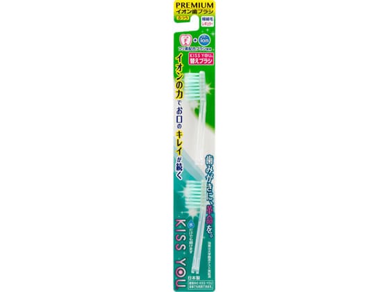 アイオニック キスユーフッ素イオン極レギュラー替えふつう2本 1パック（ご注文単位1パック）【直送品】