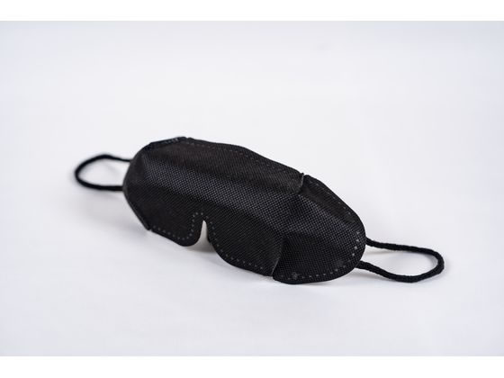 横井定 ひとみの休息 3Dアイマスク ブラック 5枚 1袋(ご注文単位1袋)【直送品】