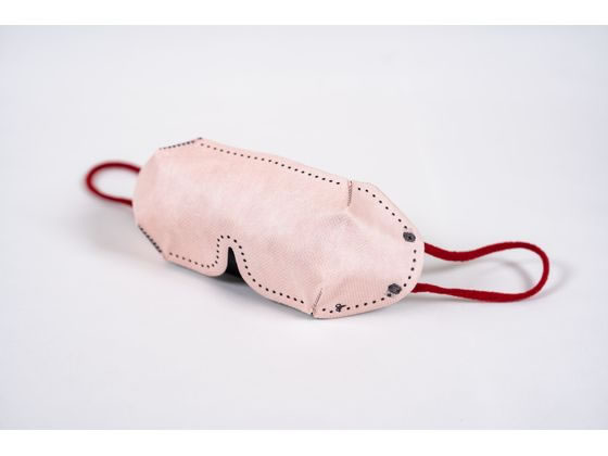 横井定 ひとみの休息 3Dアイマスク シェルピンク 5枚 1袋(ご注文単位1袋)【直送品】