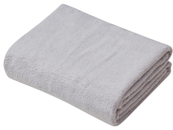 シービージャパン マイクロファイバー カラリプラス ヘアドライタオル グレー 1個(ご注文単位1個)【直送品】