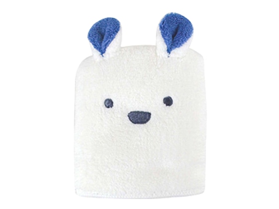 シービージャパン 吸水アニマル フェイスタオル シロクマ 1個（ご注文単位1個）【直送品】
