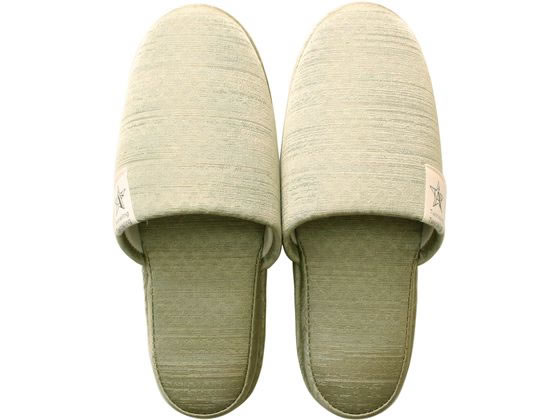 ストロング スリッパ 来客用 Twinkling グリーン L 75-1-803-03 1足（ご注文単位1足）【直送品】