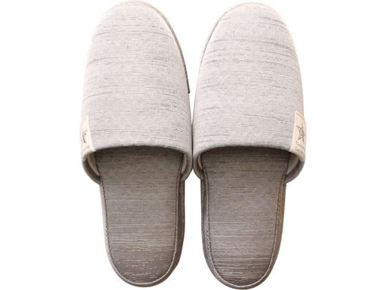 ストロング スリッパ 来客用 Twinkling グレー L 75-1-803-05 1足（ご注文単位1足）【直送品】