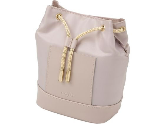 クツワ バケットストリングポーチ ミスティピンク LF004PK 1個（ご注文単位1個）【直送品】