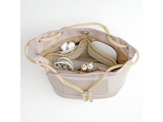 クツワ バケットストリングポーチ ミスティピンク LF004PK 1個（ご注文単位1個）【直送品】