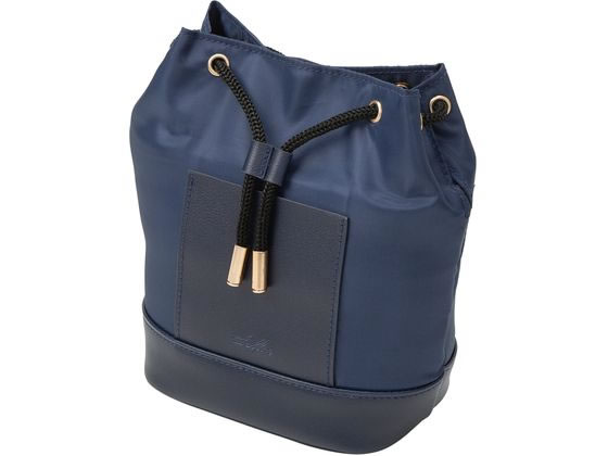 クツワ バケットストリングポーチ ラピスネイビー LF004NB 1個（ご注文単位1個）【直送品】