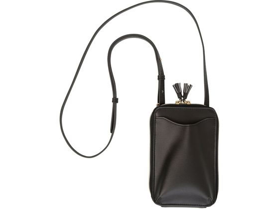 クツワ スマホポーチ コスモブラック LF006BK 1個（ご注文単位1個）【直送品】