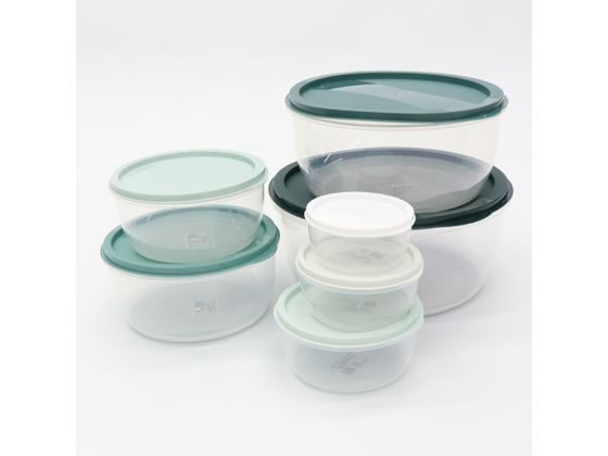 ヒロ・コーポレーション 蓋付きボウル 7点セット 1セット（ご注文単位1セット）【直送品】