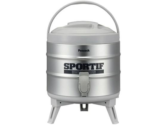 ピーコック魔法瓶工業 ステンレス製キーパー 6.1L INS-60K 1個（ご注文単位1個）【直送品】