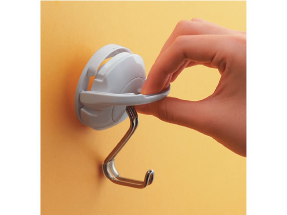 コクヨ 超強力マグネットフック タフピタ 白 10kg フク-227W 1個(ご注文単位1個)【直送品】