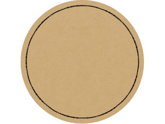 ササガワ 手書きPOP用カード 丸型 フチ クラフト 10枚 16-1765 1冊（ご注文単位1冊）【直送品】