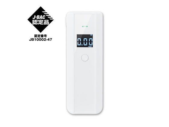 キングジム 半導体式ガスセンサー アルコールチェッカー BAC10-W 1台（ご注文単位1台）【直送品】
