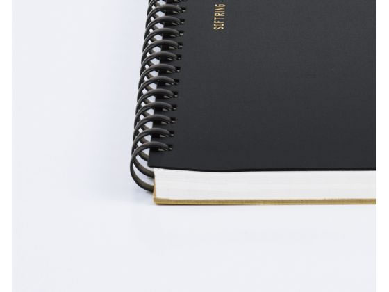 コクヨ ソフトリングビジネス 無地 70枚 A4 黒 ス-SV427W-D 1冊(ご注文単位1冊)【直送品】