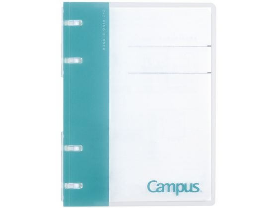 コクヨ キャンパスノートのように使えるバインダー A6 ライトブルー 1冊（ご注文単位1冊）【直送品】