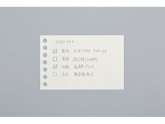 コクヨ キャンパスルーズリーフ 方眼5mm A7 50枚 1冊(ご注文単位1冊)【直送品】