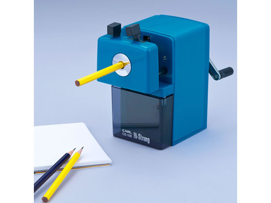 カール事務器 鉛筆削り ハイストロング ブルー CS-108-B 1個（ご注文単位1個）【直送品】