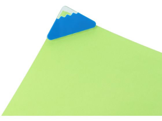 サンスター文具 富士山クリップ ブルー S3625338 1個(ご注文単位1個)【直送品】