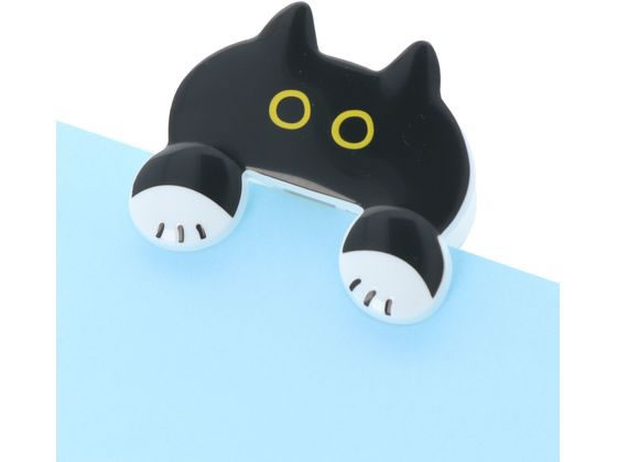 サンスター文具 ダイカットクリップ JITTOME クロ S3624218 1個(ご注文単位1個)【直送品】