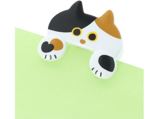 サンスター文具 ダイカットクリップ JITTOME ミケ S3624226 1個(ご注文単位1個)【直送品】