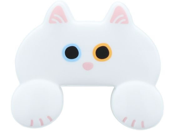 サンスター文具 ダイカットクリップ JITTOME シロ S3624234 1個(ご注文単位1個)【直送品】