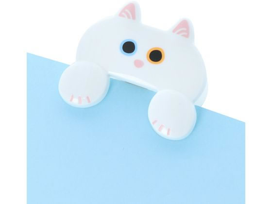 サンスター文具 ダイカットクリップ JITTOME シロ S3624234 1個(ご注文単位1個)【直送品】