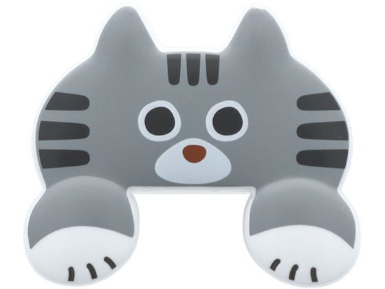 サンスター文具 ダイカットクリップ JITTOME サバトラ S3624250 1個(ご注文単位1個)【直送品】