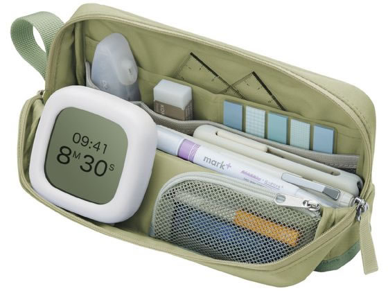 コクヨ ツールペンケース[カバコ]ハーフポケット アッシュグリーン 1個（ご注文単位1個）【直送品】