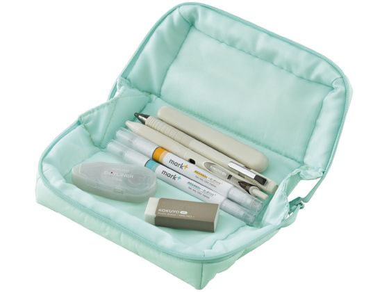 コクヨ ペンケース[モココ]ペディンタイプ ミントグリーン F-VBF291LG 1個（ご注文単位1個）【直送品】