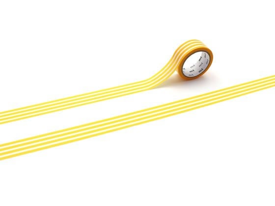 カモ井 mt 1P ボーダー・たんぽぽ MT01D581 1巻（ご注文単位1巻）【直送品】