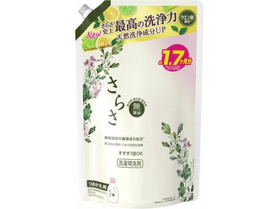 P&Gジャパン さらさ 洗剤ジェルつめかえ超ジャンボ 1260g 1個(ご注文単位1個)【直送品】
