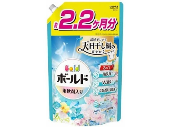 P&Gジャパン ボールド ジェル サボン 詰替 ウルトラジャンボ 1580g 1個(ご注文単位1個)【直送品】