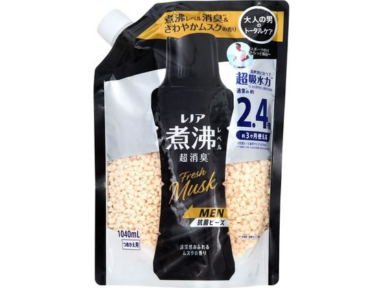 P&G レノア煮沸レベル消臭抗菌ビーズ MEN 詰替特大 1040mL 1個（ご注文単位1個）【直送品】