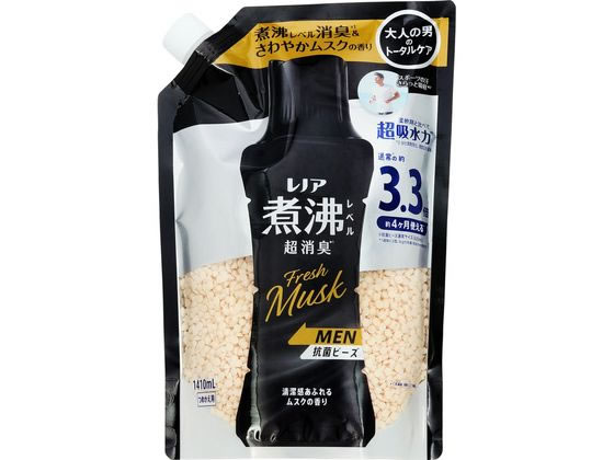 P&G レノア煮沸レベル消臭抗菌ビーズ MEN 詰替超特大 1410mL 1個（ご注文単位1個）【直送品】