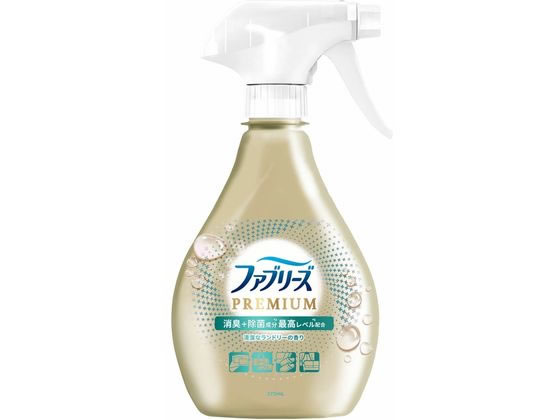 P&G ファブリーズプレミアム 清潔なランドリーの香り 本体 370mL 1本(ご注文単位1本)【直送品】